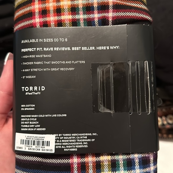 Torrid bike shorts - Picture 3 of 3